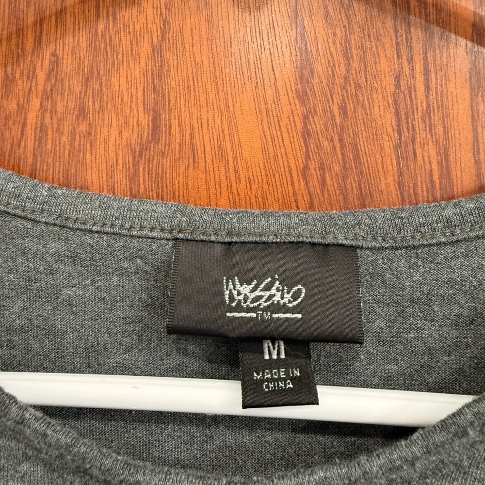 Mossimo Gray Tank Top Medium Sleeveless Cutout Casual Summer Comfy Activewear - Picture 4 of 7